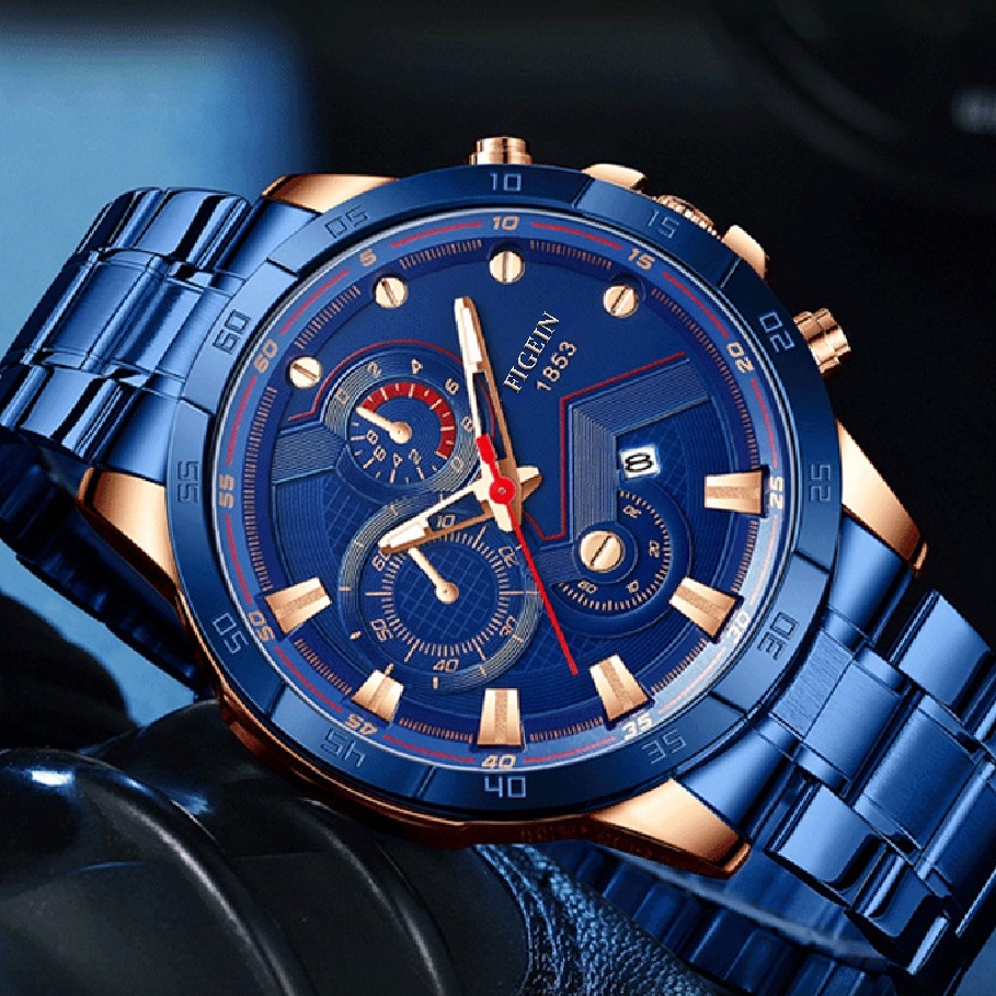 Jual Jam Tangan Pria FIGEIN C16 -Jam Tangan Pria Keren-Jam Tangan Pria