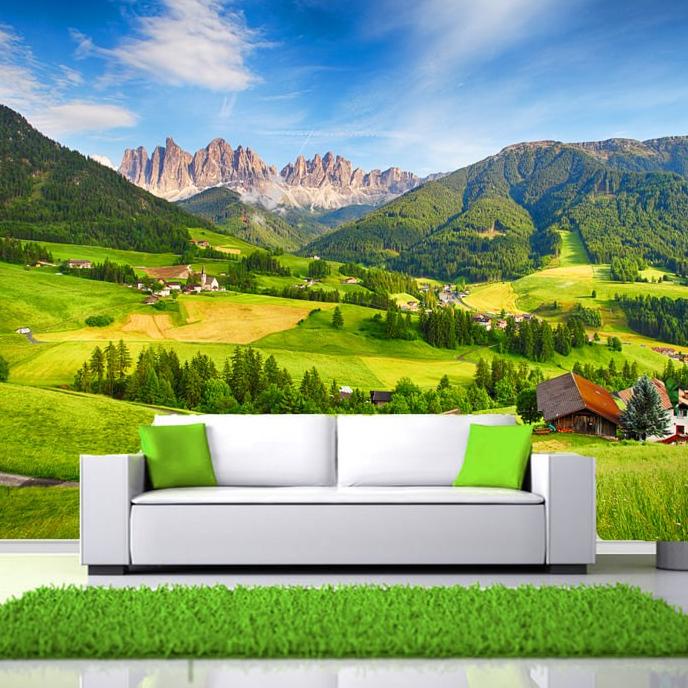 Pemandangan alam dalam wallpaper kustom