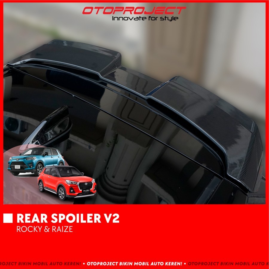Jual REAR SPOILER TOYOTA RAIZE / DAIHATSU ROCKY V2 | Shopee Indonesia