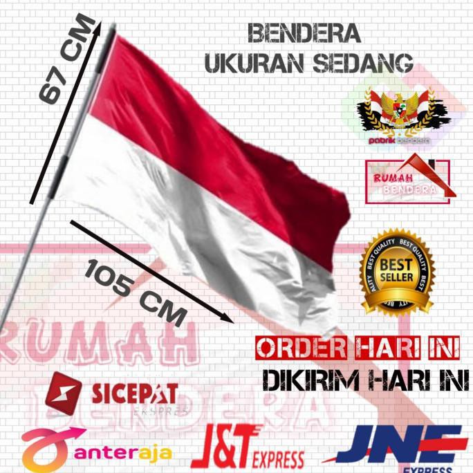 Jual Buruan Beli Bendera Merah Putih Sedang Kodi Pcs Shopee Indonesia