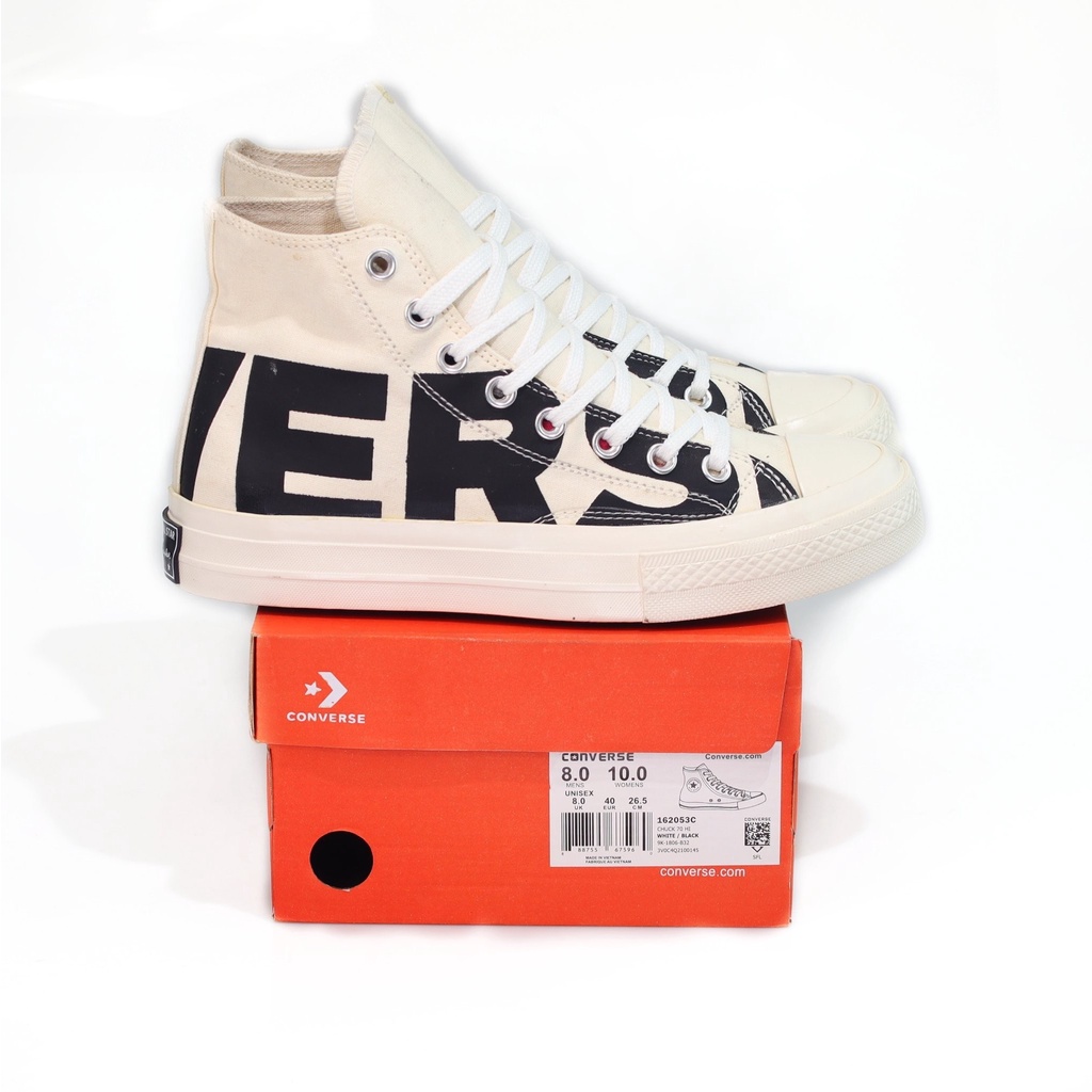 Jual Sepatu Converse 70s High Parchment Font Logo | Shopee Indonesia