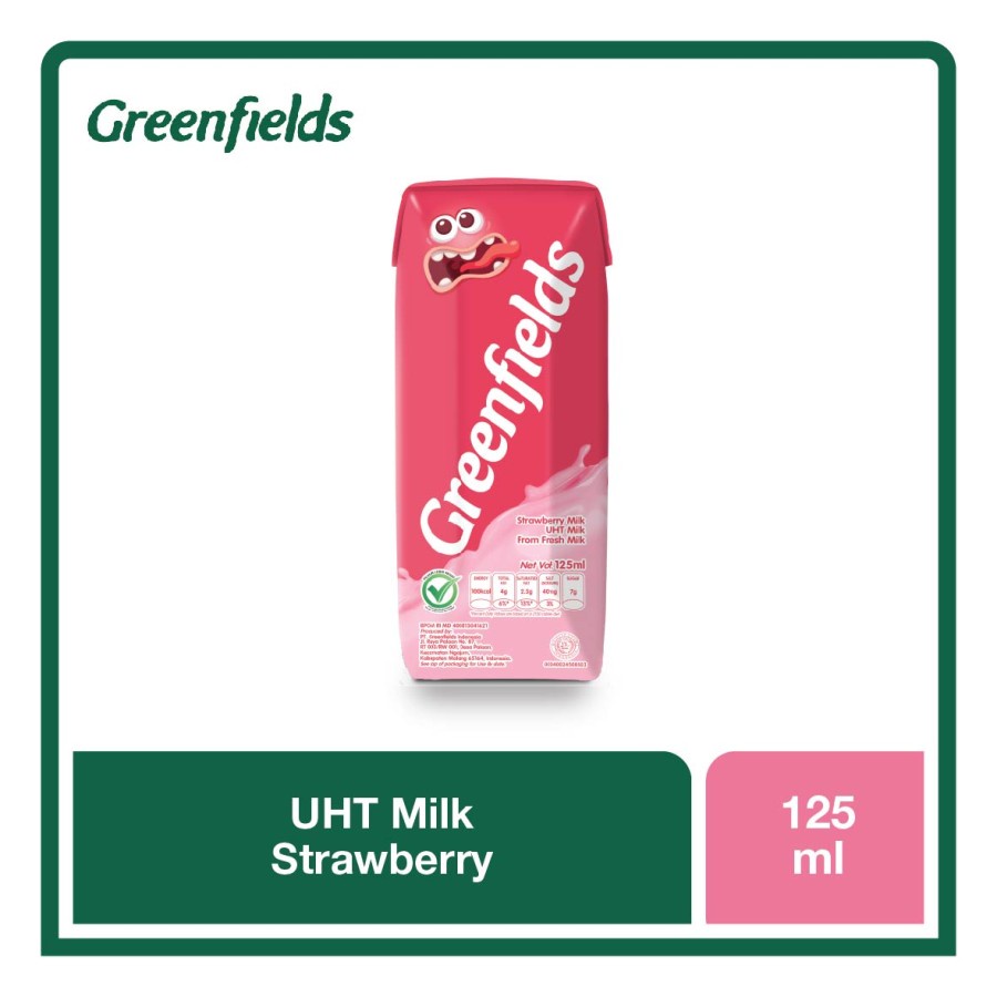 Jual Susu Greenfields Uht 125 Ml Full Cream Coklat Strawberry Milk