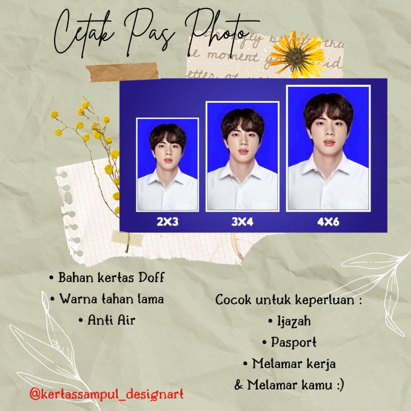 Jual CETAK PAS FOTO | Shopee Indonesia