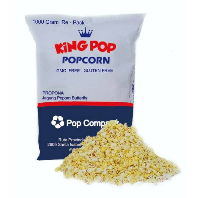 Jual Jagung Popcorn Mentah Merk Kingpop 20kg / King Pop 1bal 20kg/ King ...