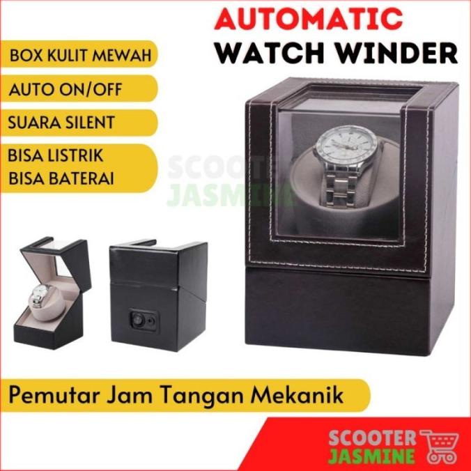 Jual Watch Winder Kotak Jam Tangan Otomatis Mechanical Automatic