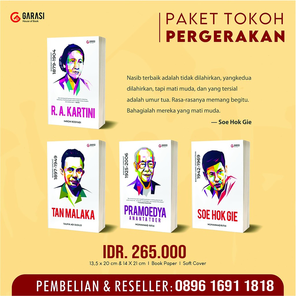 Jual Paket Buku Biografi Tokoh Pergerakan Shopee Indonesia 4368