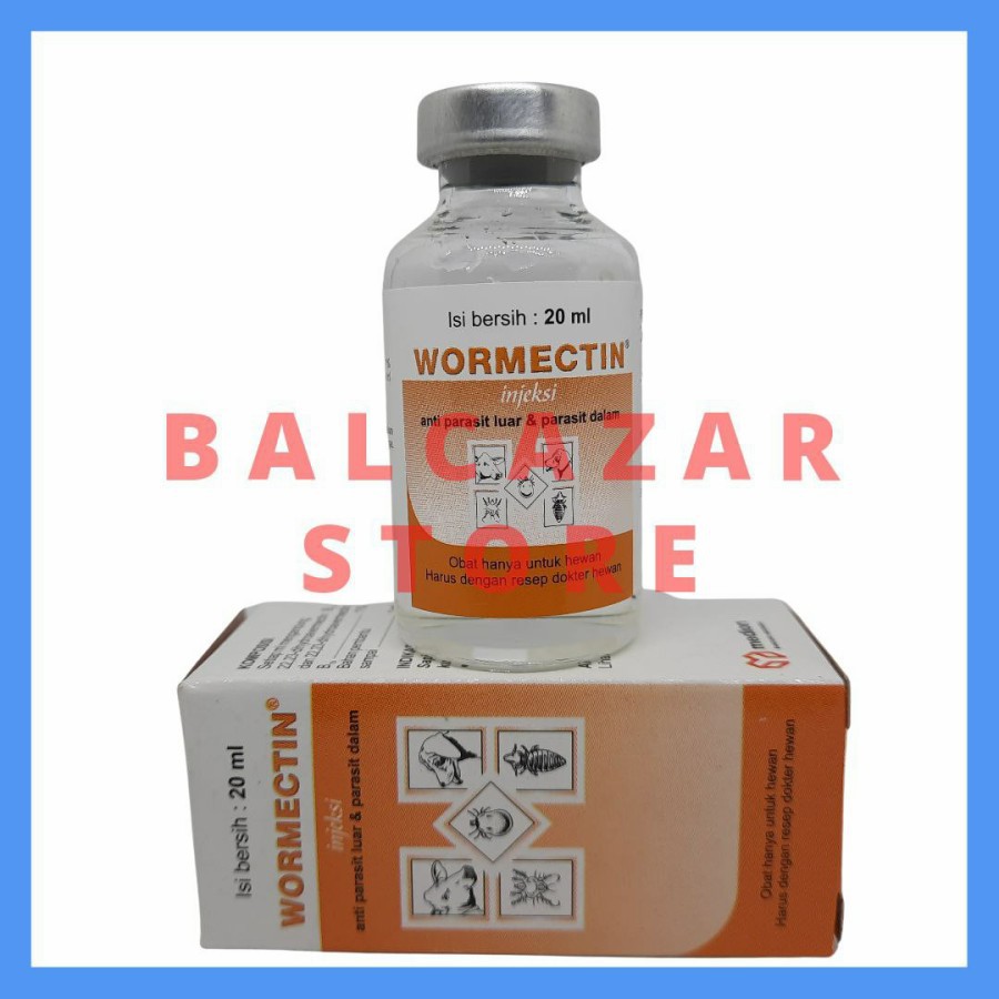 Jual WORMECTIN Obat Scabies Suntik Injeksi Kutu Jamur Kucing Kelinci ...