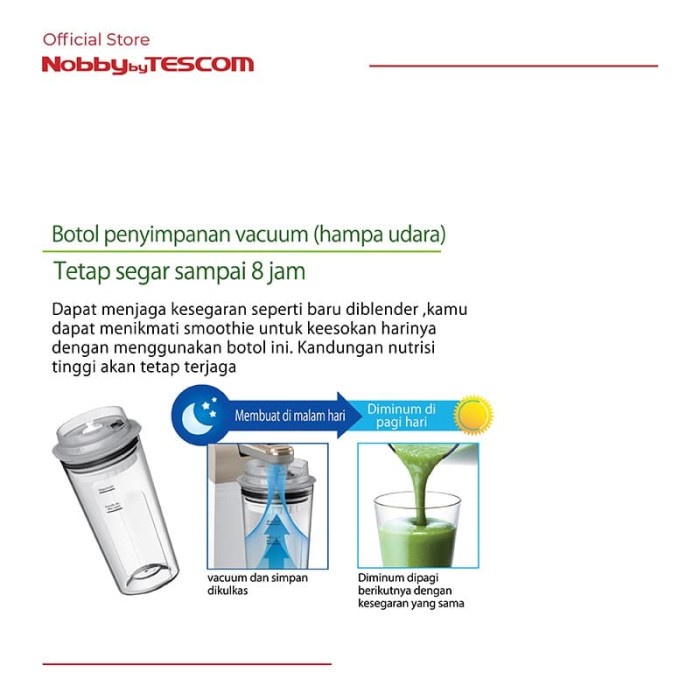 Jual Paket Vacuum Blender Tmv1500Sea + Free 1 Vacuum Storage