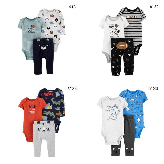 Jual 3in1 boy jumper set 6131/6132/6133/6134 | Shopee Indonesia