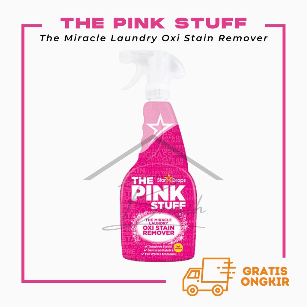 Stardrops - The Pink Stuff - The Miracle Laundry Oxi Stain Remover Spray  500ml