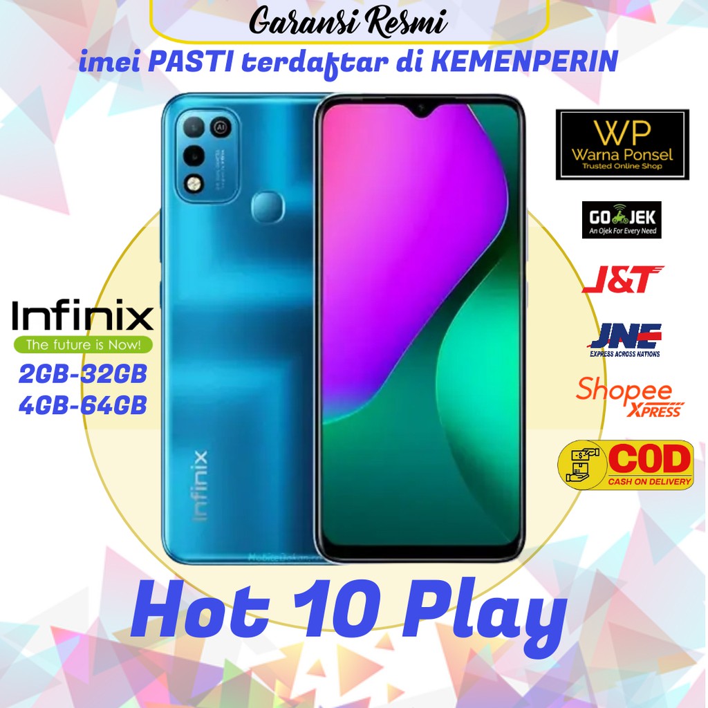 infinix hot 10 play shopee