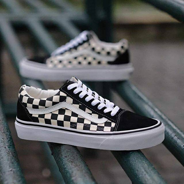 Vans old on sale skool checkerboard primary