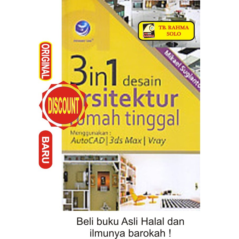 Jual Three In One 3 In 1 Desain Arsitektur Rumah Tinggal Menggunakan ...