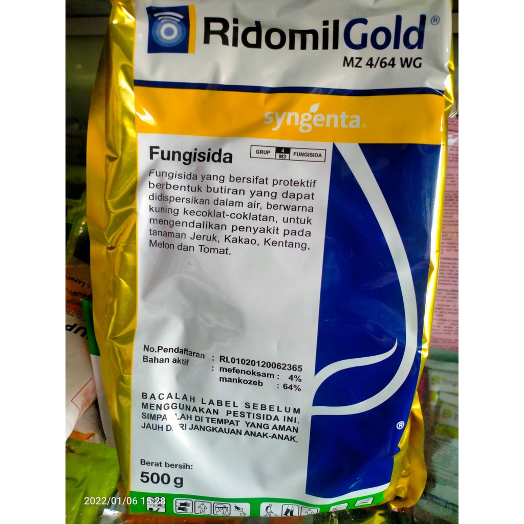 Jual Fungisida Ridomil Gold MZ 4/64WG 100 gr 500grObat Pembasmi Jamur ...