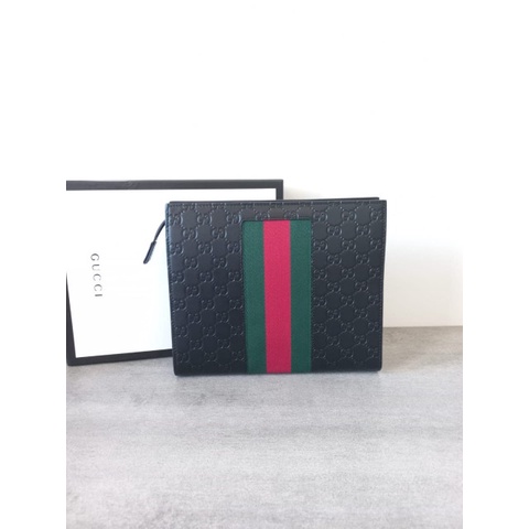 Gucci signature clearance web pouch