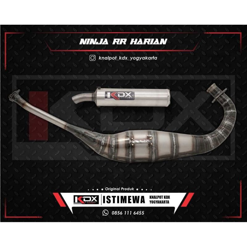 Jual Knalpot KDX Ninja RR Harian ORIGINAL KDX YOGYAKARTA | Shopee Indonesia