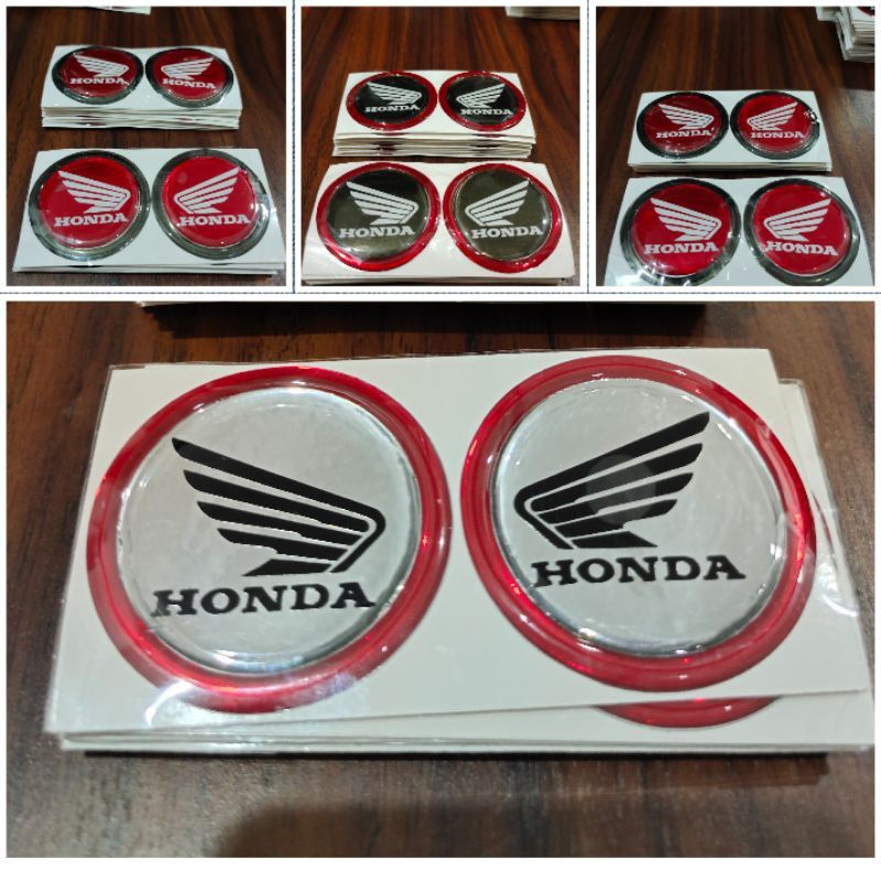 Jual STICKER EMBLEM SAYAP HONDA BULAT 3D TIMBUL | Shopee Indonesia