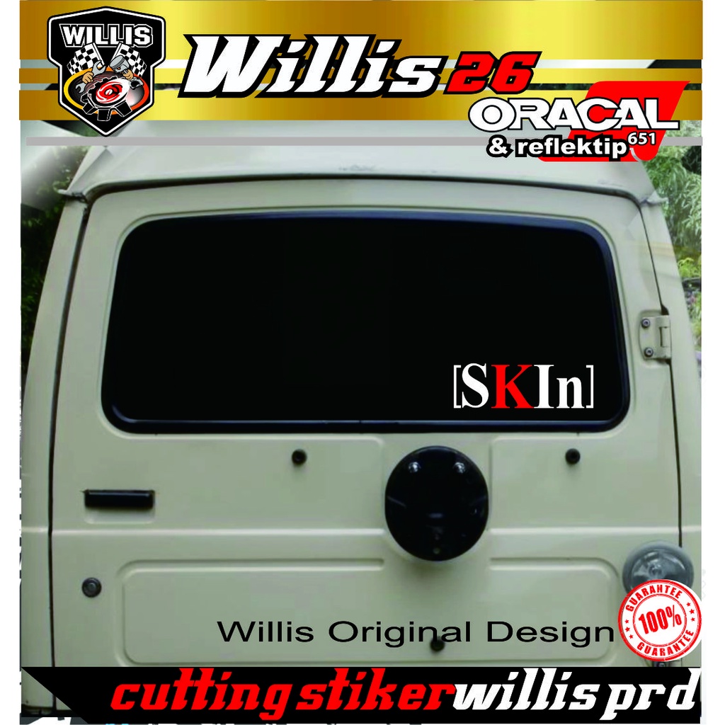 Jual New stiker sticker cutting kaca mobil SKIN suzuki katana jimny