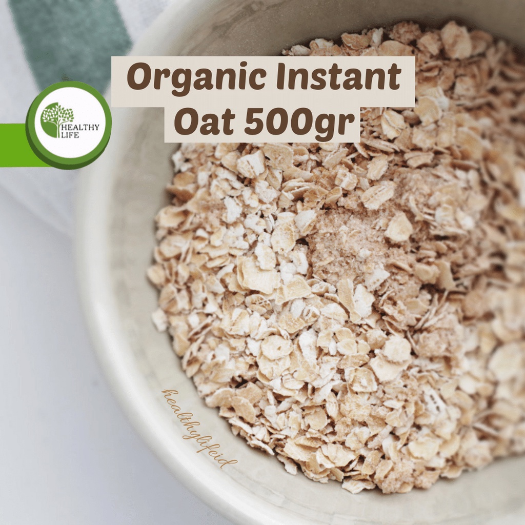 Jual Organic Quick Rolled Oat / Instant Oat / Oatmeal Instan / Gandum ...