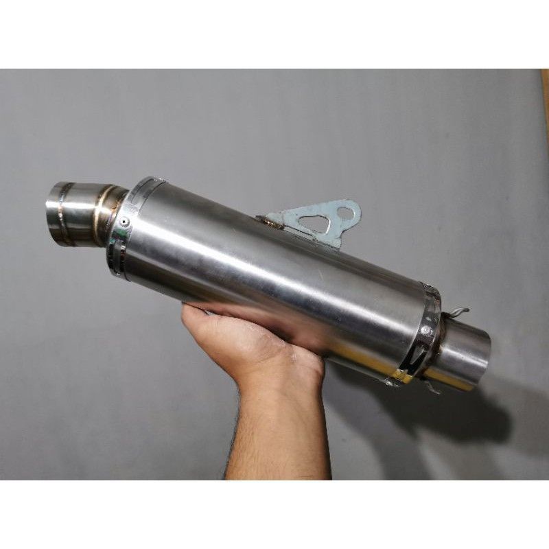 Jual Silincer Knalpot Racing polos custom diameter inlet 50mm | Shopee ...