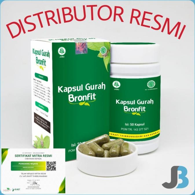Jual Kapsul Gurah Bronfit NATURAFIT HERBAL Obat Asma Paru Paru Batuk ...