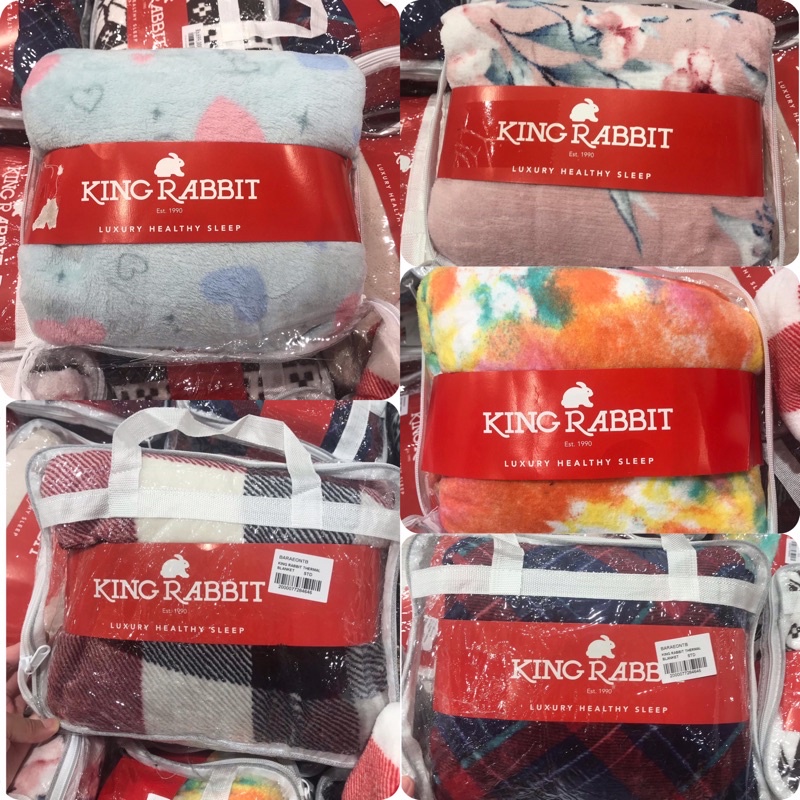 Thermal blanket best sale king rabbit