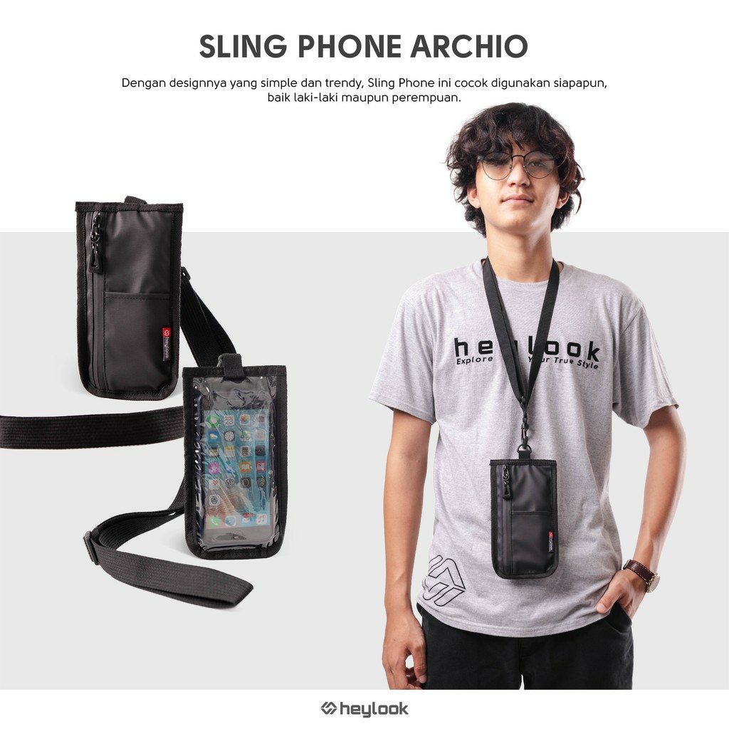 Sling Bag Pouch Handphone Anti Air Waterproof