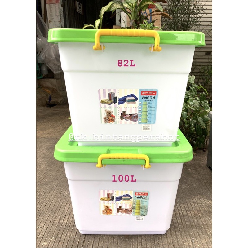 Jual Lion Star Container Box Wagon 82 100 125 Liter Kotak Penyimpanan