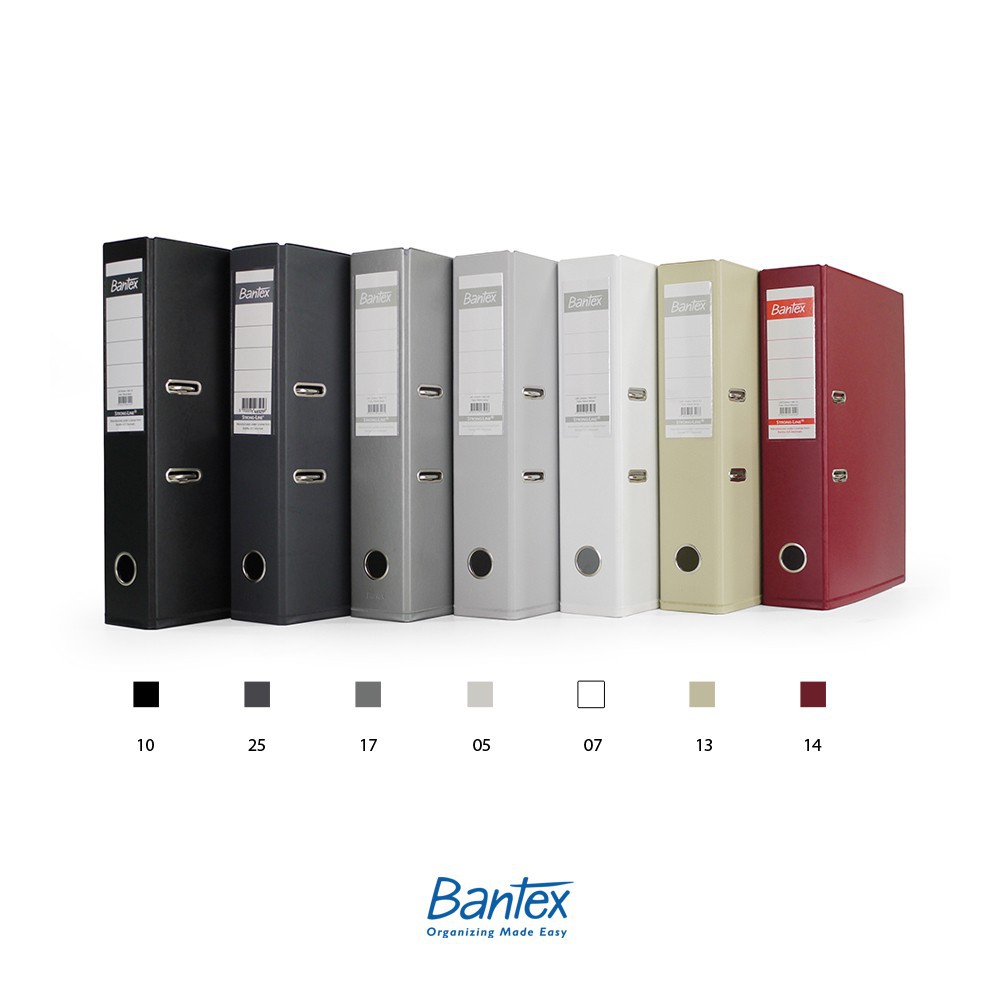 Bantex Lever Arch File Ordner PVC A4 7cm Variasi 1 #1450V (3)