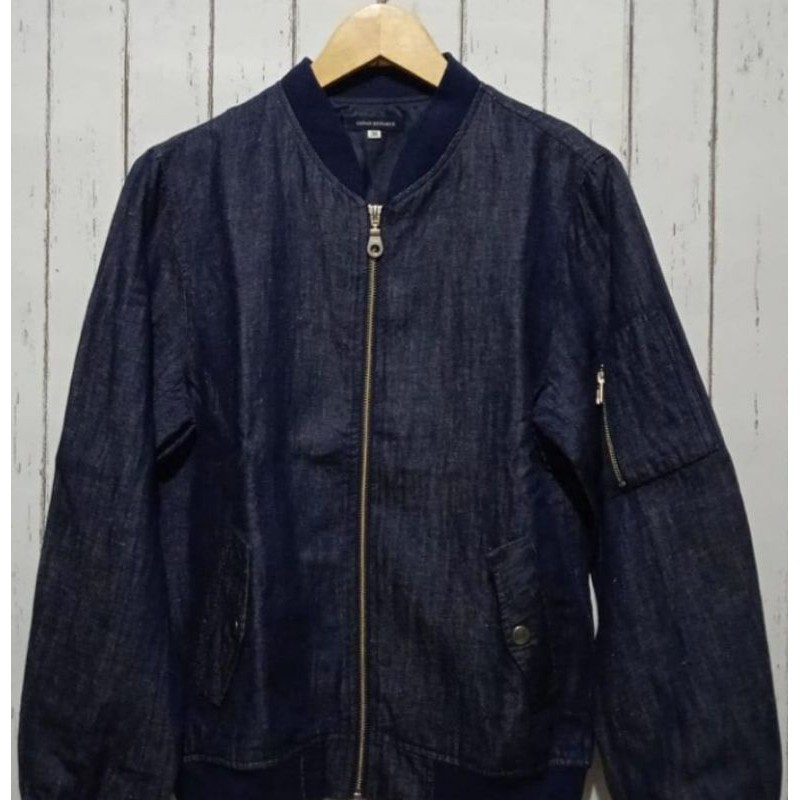 Jual URBAN RESEARCH BOMBER DENIM JACKET | Shopee Indonesia