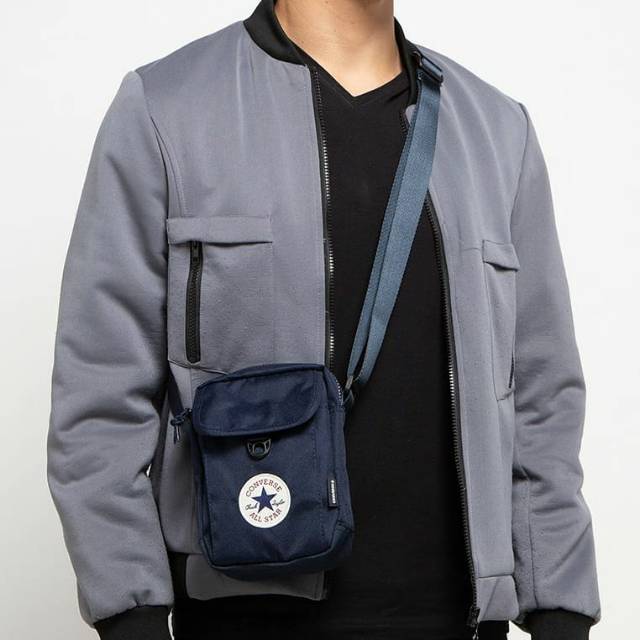TAS CONVERSE CROSS BODY SLING BAG LOGO ORIGINAL