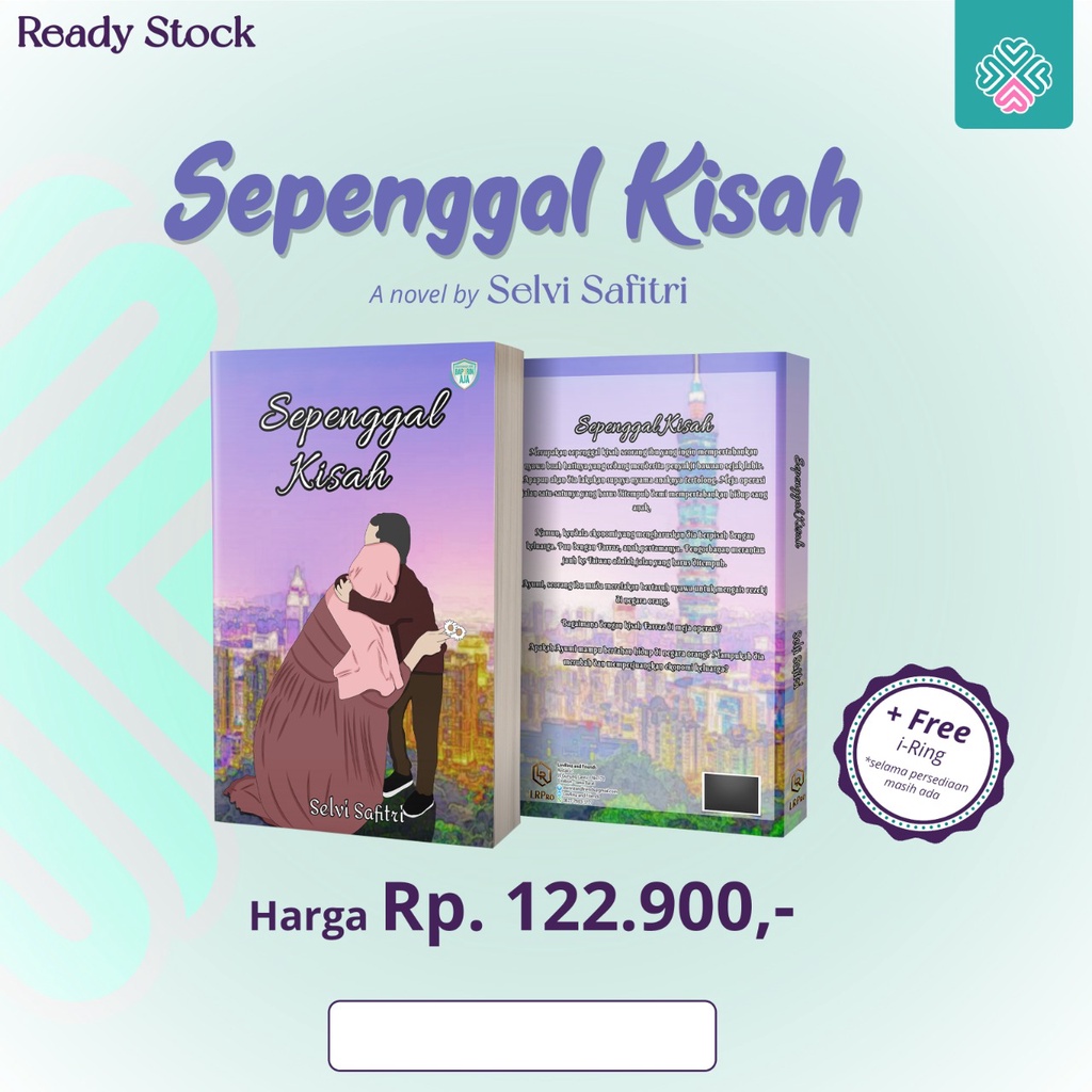 Jual Buku Novel Sepenggal Kisah Novel Original Penerbit Lovrinz Asix