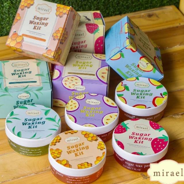 Mirael Sugar Wax Premium BPOM Komplit Waxing Kit 210 ML