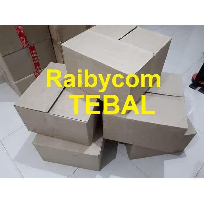 Jual Box Kardus Bekas Packing Dus Paket P 44cm X L 42cm X T 25cm Polos Baru Shopee Indonesia