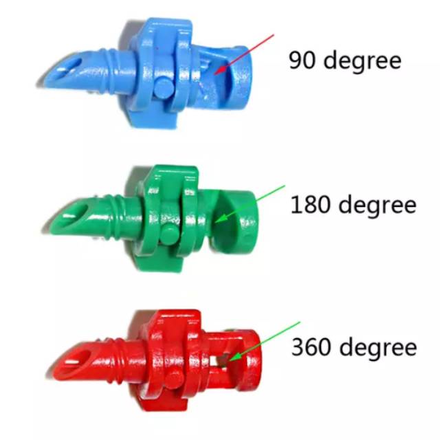 Jual Micro jet micro sprayer 90/180/360 derajat | Shopee Indonesia