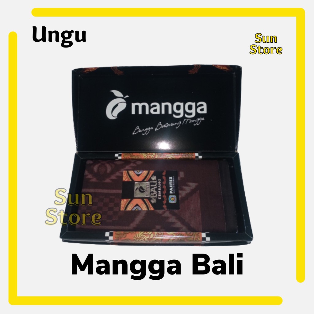 Jual Sarung Tenun Mangga Bali Kembang Warna Ungu Original Premium Shopee Indonesia