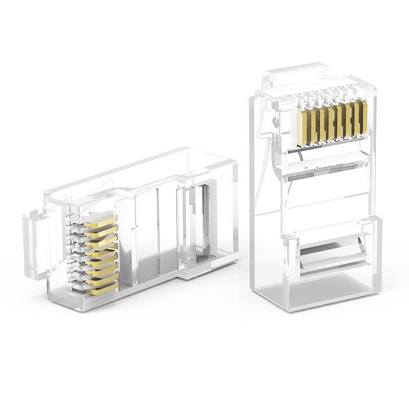 Jual Vention Konektor LAN RJ45 Head Plug Connector Modular FTP/UTP ...