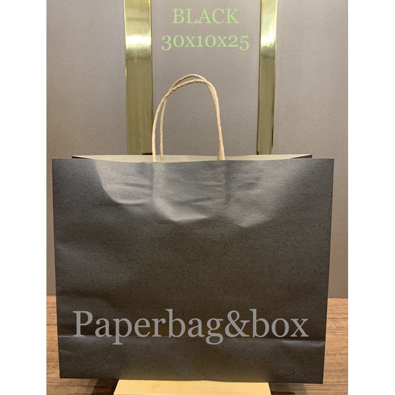 Jual Kantong Kertas Paperbag Hitam Black X X Cm Paper Bag Tas Kertas Shopee Indonesia