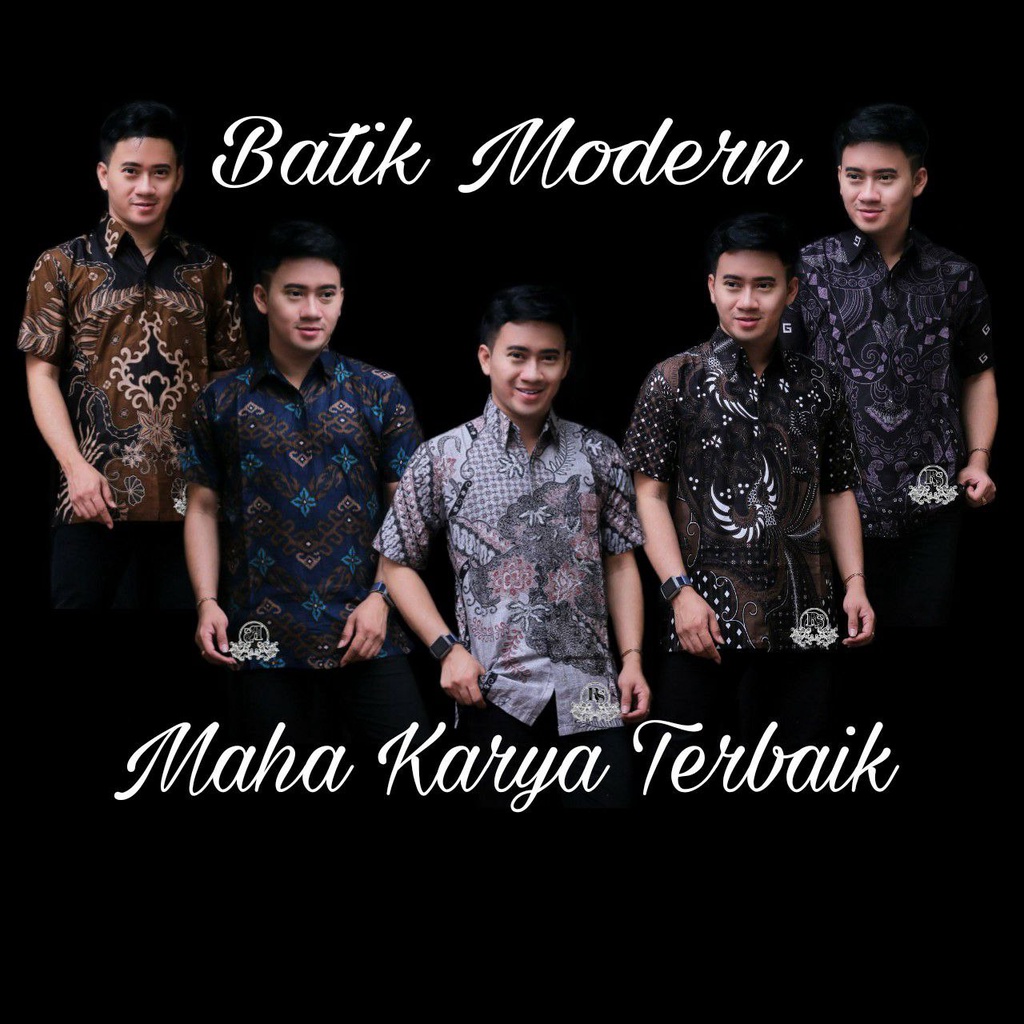 Jual Batik Terbaru Kemeja Batik Pria Lengan Pendek Perwira Hem Baju ...