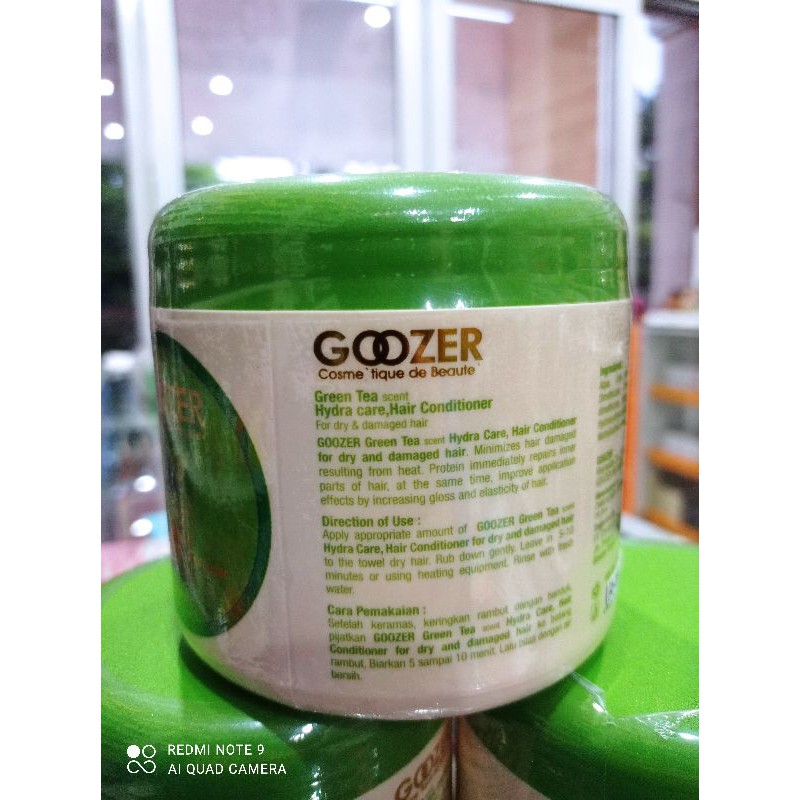 Jual Masker rambut Goozer | Goozer Green Tea Hydra Care Hair mask 500 ...