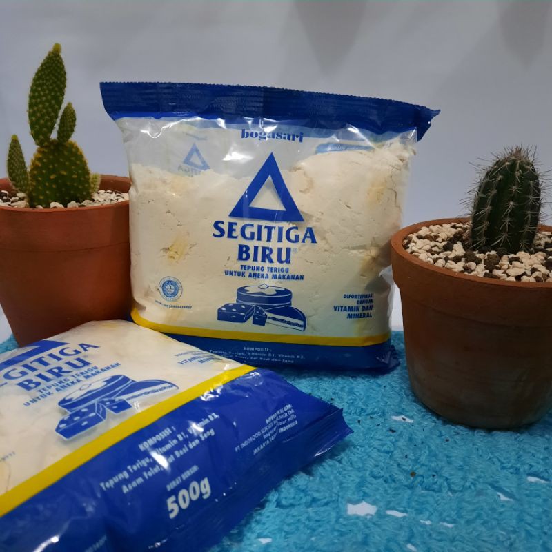 Jual Tepung Terigu Segitiga Biru 500 gr | Shopee Indonesia