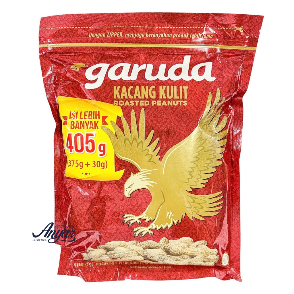 Jual Kacang Kulit Garuda Roasted Peanuts Gr Shopee Indonesia