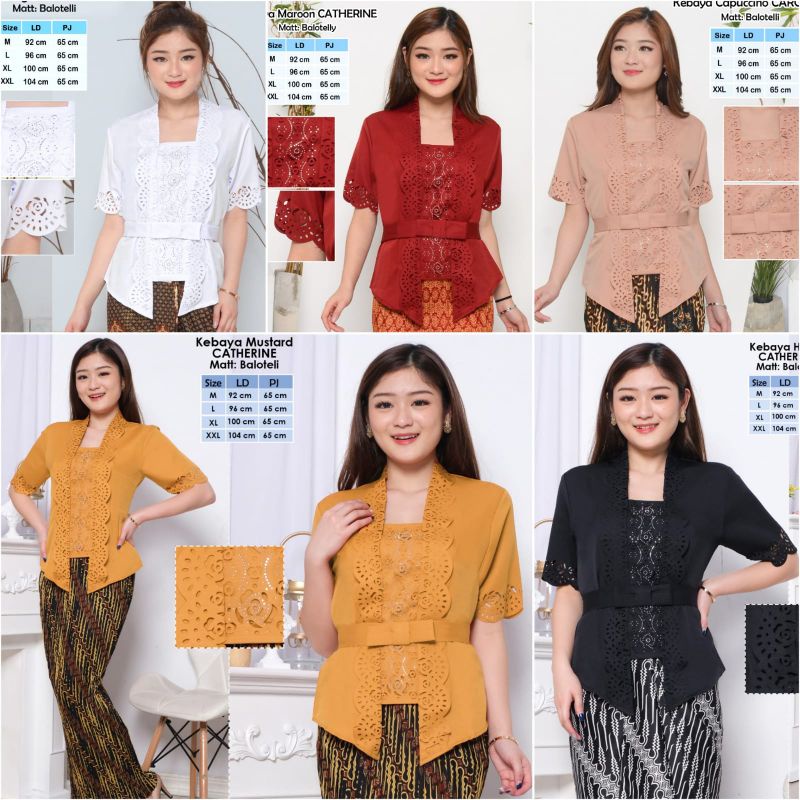 Jual Atasan Tradisional Kebaya Kutu Baru Modern Shopee Indonesia