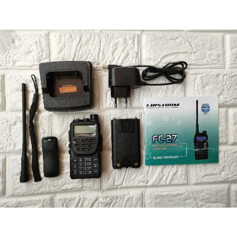 Jual HT Firstcom FC 27 Dual Band VHF/UHF Garansi 1 Tahun Walkie talkie ...