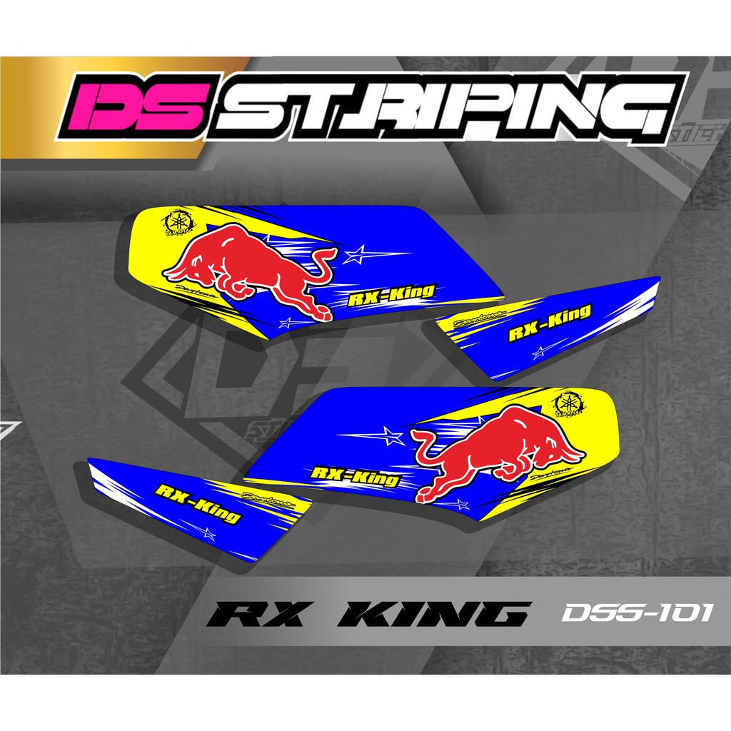 Jual 0101 Striping RX King | List Variasi Sticker Glosy, Doff, Hologram ...