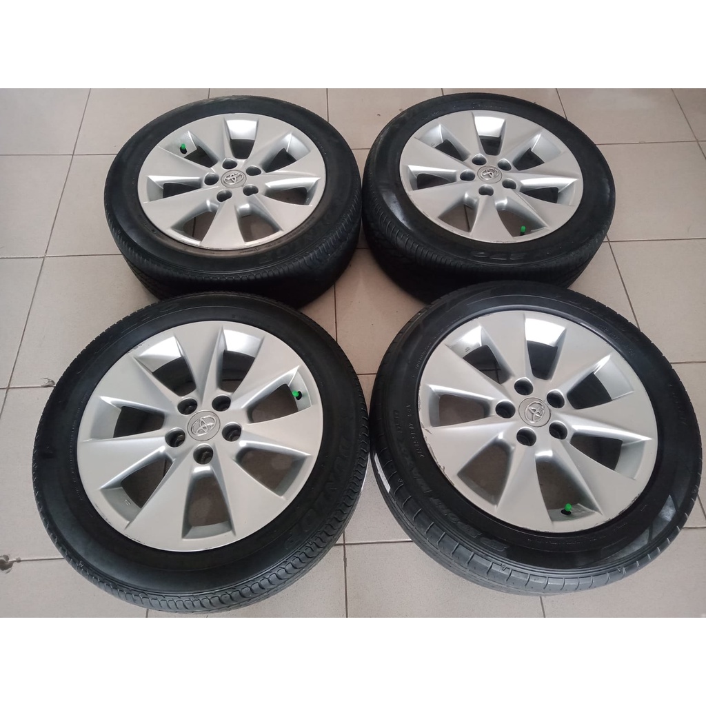 Jual Paketan Velg Dan Ban Mobil Bekas Copotan Ori Standar Alphard Ring Pcd X Shopee