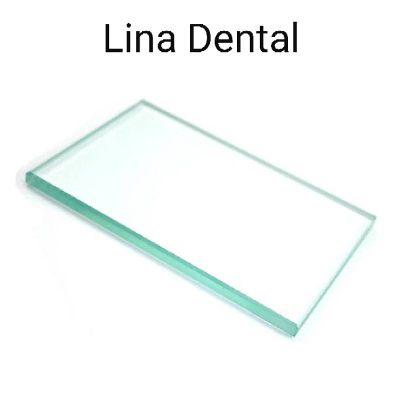 Jual Dental Glass Plate / Glass Plat Lab / Mixing Pad / Kaca Bening