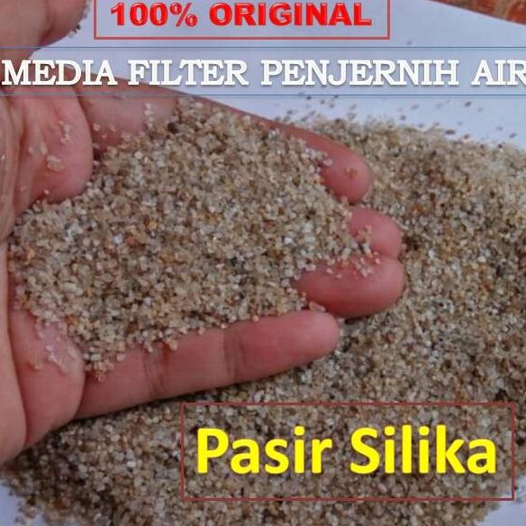 Jual Media Filter Penjernih Air Pasir Silika 25 Kg Penyaring Air