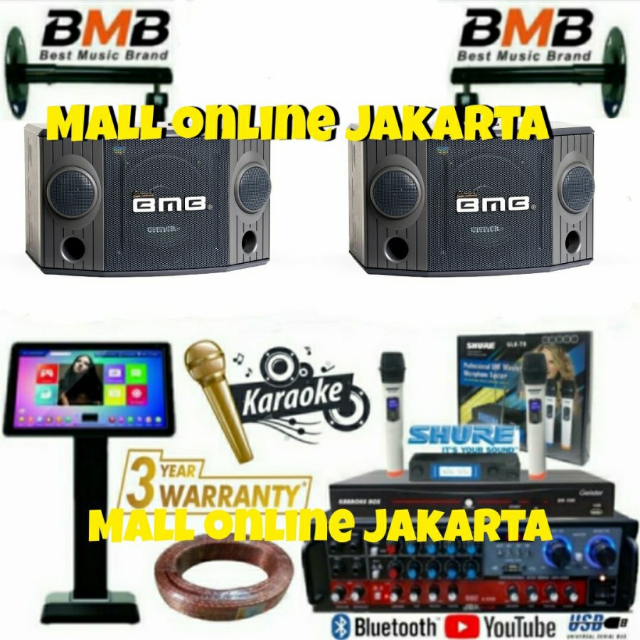 Jual Paket Karaoke Bmb Full Set Dvd Player Layar Karaoke Touchscreen