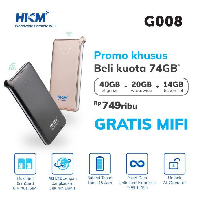 Jual Xl Go Izi Mifi Router Modem Wifi G Huawei E Max Mah Free Xl Hitam Shopee Indonesia